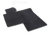 ES#2608675 - 82550151192KT - All Weather Rubber Floor Mat Set - Black - Complete set of four with hardware - Genuine BMW - BMW