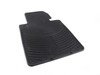 ES#2608675 - 82550151192KT - All Weather Rubber Floor Mat Set - Black - Complete set of four with hardware - Genuine BMW - BMW