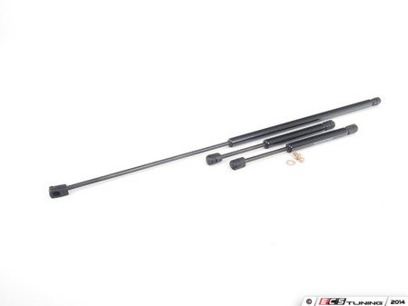ES#2594748 - 3B5827550EKT - B5.5 Hood And Trunk Strut Kit - Gas strut kit for the front and rear of your sedan - Assembled By ECS - Volkswagen