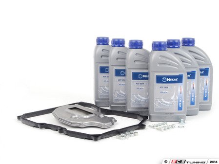 ES#2804531 - 09G398429AKT5 - 6 - Speed automatic transmission service kit - without Service Tool - Includes Meyle trans fluid, filter, drain plug with new seal and a pan gasket for a complete service. - Assembled By ECS - Audi Volkswagen