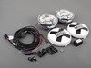 ES#2798637 - 63122288981 - LED Driving Lights Retrofit Kit - Chrome - Add rally lights to your MINI grille - Genuine MINI - MINI