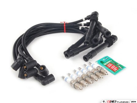 ES#2538560 - 09485KT - Ignition Service Kit - Stage 1 - Includes plug wires and spark plugs - Assembled By ECS - Audi