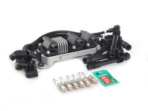 ES#2538561 - 09485KT1 - Ignition Service Kit - Stage 2 - Includes plug wires,spark plugs, and ignition coil - Assembled By ECS - Audi
