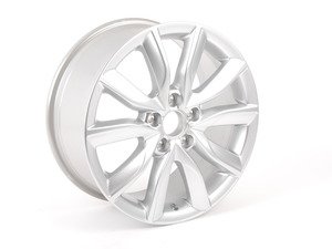 ES#2610227 - 8P0601025DM - 17" V-Split 10-Spoke Wheel - Priced Each - 17"x7.5 ET56 5x112 Silver - Genuine Volkswagen Audi - Audi