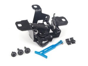 ES#2807040 - 004200ECS01KT - Hood Release Kit - with Blue billet aluminum release rod - The most common failure points in your hood release system - Assembled By ECS - 