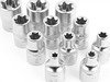 ES#2777804 - 008011SCH01A - 11 Pc. 3/8" Drive External Torx Socket Set - Complete 11 piece set of External Torx Sockets. These are becoming very popular in many places, such as seat rails, chassis, suspension and more. - Schwaben - Audi BMW Volkswagen Mercedes Benz MINI Porsche