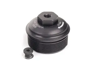  Billet Aluminum oil filter housing - Black Anodized
