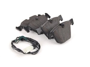 ES#2633676 - 34212339292 - Rear Brake Pads with Sensor - (NO LONGER AVAILABLE) - For rotors with 345X24 diameter (Non-Sport/Performance) - Genuine BMW - 