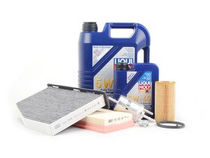 ES#2550928 - 2.540KOEM - 60K Service Kit - Featuring Liqui Moly High Tech 5w-40 engine oil and Hengst Filters - Assembled By ECS - Volkswagen