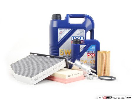 ES#2550928 - 2.540KOEM - 60K Service Kit - Featuring Liqui Moly High Tech 5w-40 engine oil and Hengst Filters - Assembled By ECS - Volkswagen