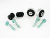 ES#7261 - 1h0498000 - Heavy Duty Control Arm Bushing Set - Comes with two OE bushings, two HD bushings & OEM hardware - Assembled By ECS - Volkswagen