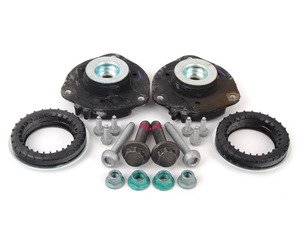 ES#2627431 - 8J0412331KT - Upgraded Front Strut Mount Kit - Stiffer OE-style strut mounts with included hardware - Assembled By ECS - Audi