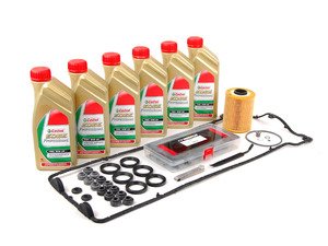 ES#2777613 - s54vadjKT - S54 Valve Adjustment Kit - With Gaskets & Oil Service - Includes valve cover gasket, valve shim set with feeler gauges and installer tool, plus an oil service kit!! - Assembled By ECS - BMW