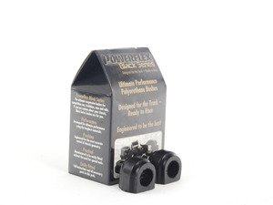 ES#2651366 - PFR5-111-18Bx2 - Race Polyurethane Rear Sway Bar Bushing Set - Stiffer bushings allow sway bars to work at their fullest potential - For 18mm rear sway bar - Powerflex Black Series - MINI