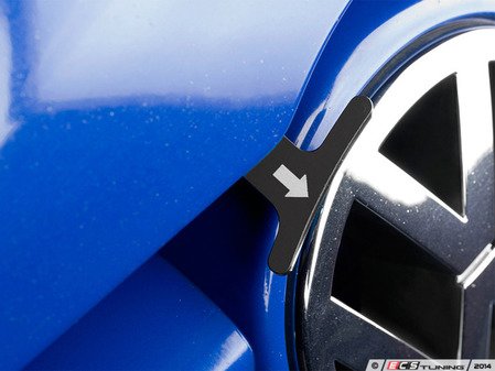 ES#2748122 - 004200ECS01A - Billet Aluminum Hood Pull Release Rod - Black Anodized - Billet aluminum hood release replacement for plastic OEM hood pull - ECS - Volkswagen