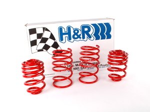 ES#248625 - 50412-88 - Race Springs - Set - Aggressive lowering and spring rates to optimize on-track handling. Average lowering of 2.2"F & 1.3"R. - H&R - BMW