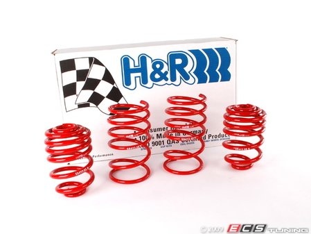 ES#248625 - 50412-88 - Race Springs - Set - Aggressive lowering and spring rates to optimize on-track handling. Average lowering of 2.2"F & 1.3"R. - H&R - BMW