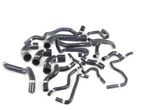 ES#2739896 - FMKC5R32 - Silicone Coolant Hose Kit - Black Hoses - Improves performance, durability, along with providing a cleaner look - Forge - Volkswagen