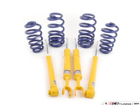 ES#2593893 - 50314KT - Cup Kit - H&R Springs With Koni Shocks & Struts - Unrivaled comfort and performance. Average lowering of 1.2"F 1.0"R - Assembled By ECS - Audi
