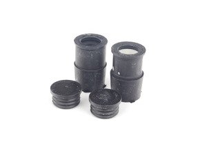 ES#1861139 - 7E0698647 - Front Guide Bushing Set - Priced Each - Rubber sleeves & caps to service one caliper - Genuine Volkswagen Audi - Audi