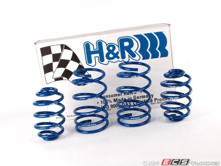 ES#11801 - 29824-2 - Sport Springs Set - Moderate lowering offering a sporty ride and improved control. Average lowering of 1.5"F & 1.0"R. - H&R - BMW