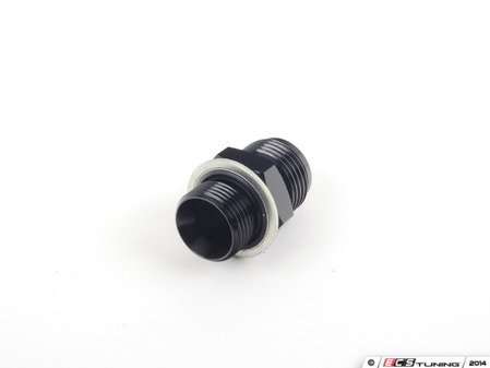 ES#2764124 - MMSPF10ANBK - Sandwich Plate Fitting - priced each - M20 X 1.5 /10AN - Mishimoto - Audi BMW Volkswagen MINI