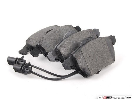 ES#2587594 - D1427DKT2 - Performance Front & Rear Brake Service Kit - ECS Drilled & Slotted V5 Rotors with ECS EP24 Enthusiast Performance pads - Assembled By ECS - Volkswagen