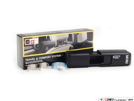 ES#2715134 - 51952354323 - Basic Holder - Priced Each - Mounts between the two headrest post and then attaches add ons - Genuine MINI - MINI