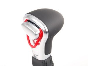 ES#2541450 - 8K1713139RIBR - Shift Knob - Leather - Soul (Black) - Replace your worn out shift knob - Genuine Volkswagen Audi - Audi