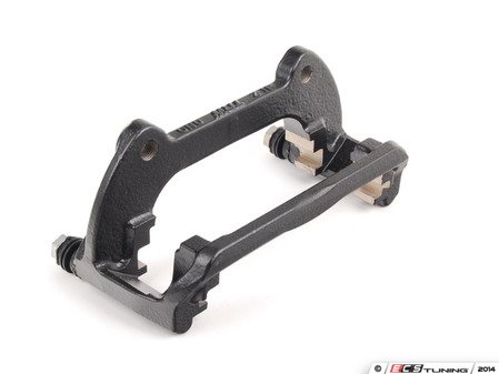ES#2740547 - 8V0615125B - Front Caliper Carrier - black - Left - This bracket secures the caliper to the spindle. - Genuine Volkswagen Audi - Audi