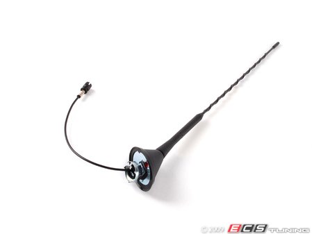 ES#10480 - 1j0998505 - Complete Antenna Assembly - Includes base, mast & nut - Assembled By ECS - Volkswagen