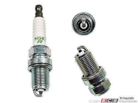 ES#12165 - BKR7E - Spark Plugs (#BKR7E) - Priced Each - Copper cored plug, one heat range colder than OEM plugs- as talked about on the forums @ vwvortex.com - NGK - 