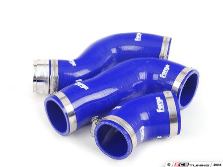 ES#2549991 - FMKTGOLRB - Silicone Turbo Hose Kit - Blue - Three part hose kit to replace stock rubber turbo hoses - Forge - Volkswagen
