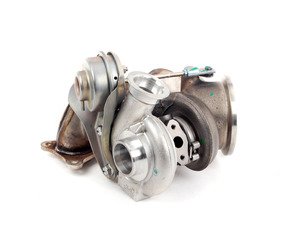 ES#2779816 - 11657649290 -  Rear N54 Turbocharger With Exhaust Manifold - Brand new original equipment turbo for your N54 powered BMW - Mitsubishi Turbocharger - BMW