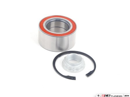 ES#2771957 - 33416762317KT1 - Wheel Bearing Kit - Rear - Featuring a FAG bearing, a Febi axle nut, and genuine retaining clip - Assembled By ECS - BMW