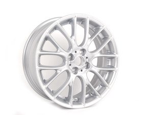 ES#240672 - 36116784130 - R112 MINI Challenge Cross Spoke Wheel 17" (4x100) Silver - Priced Each - 17 x 7J ET:48 - Genuine MINI - MINI