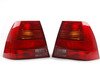 ES#2784531 - 1J5945111SKT -  Early Sedan Tail Light - Pair - Tail lights from 1999 - 2003 sedan models with red/red/red/red lenses - TYC - Volkswagen