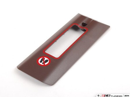 ES#151133 - 52207171836 - E70 X5 Seat rail cover - outer - Tobacco - Genuine BMW - BMW