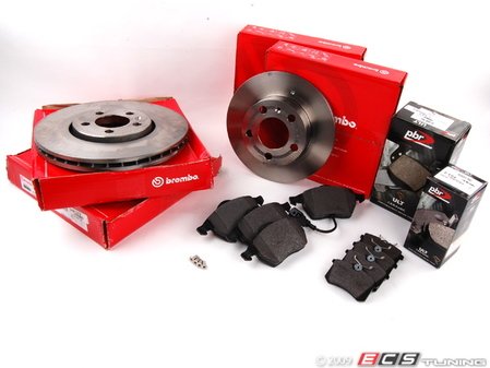 ES#257388 - 1J0698023 - ECS RPS Kit - Complete, Brembo Rotors & PBR Ceramic Pads (Part Is NLA) - Everything you need to service your front & rear brakes in an afternoon. - Assembled By ECS - 