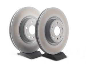 ES#2215105 - 4G0615301 - Front Brake Rotors - Pair - (345x30) - Restore your stopping power - Genuine Volkswagen Audi - Audi