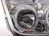 ES#2806890 - 444-VJ99-HL-C - Chrome Projector Headlights - Pair - (NO LONGER AVAILABLE) - With fog lights, with LED halo rings - Spyder - 