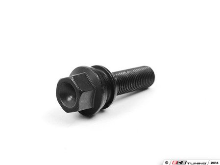 ES#2724585 - PS19D37KT - Black Stock-Length Lug Bolt - Priced Each - Replace your rusted and weathered stock lug bolts with a stylish alternative - 52mm shaft (37mm length under seat) - ECS - Audi Volkswagen Porsche