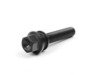 ES#2661309 - PS19D58-MW-ZN - Black Extended Length Wheel Bolt - Priced Each - Replace your rusted and weathered stock lug bolts with a stylish alternative - 73mm shaft (58mm length under seat) - ECS - Audi Volkswagen Porsche