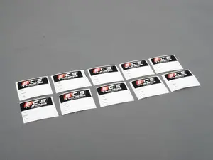 Oil Reminder Sticker - Pack Of 10