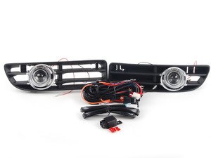 ES#2806931 - FL-P-VJ99-HL - Halo Projector Bumper Fog Light Kit - (NO LONGER AVAILABLE) - Increase your light output for added safety while increasing style - Spyder - 