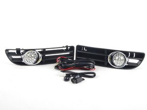 ES#2806932 - FL-LED-VJ99-C - Bumper Fog Light Kit - LED - (NO LONGER AVAILABLE) - Increase your light output for added safety while increasing style - Spyder - 