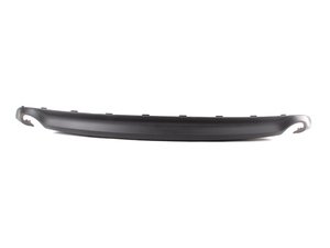ES#461847 - 8T0807521A01C - Rear Lower Valance - Satin Black - Black lower plastic valance for dual exhaust - Genuine Volkswagen Audi - Audi