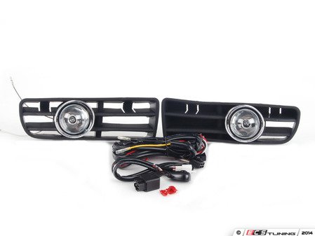 ES#2806920 - FL-VG99-C - Bumper Fog Light Kit - Clear - Increase your light output for added safety while increasing style - Spyder - Volkswagen