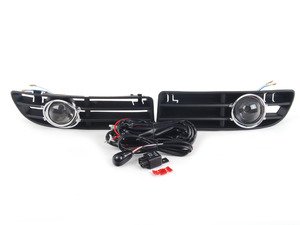 ES#2806930 - FL-VJ99-SM - Bumper Fog Light Kit - Smoked - Increase your light output for added safety while increasing style - Spyder - Volkswagen