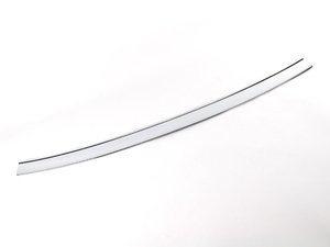 ES#417580 - 7L68077878Z8 - Rear Bumper Protection Plate - Chrome - Replace your chipped or scratched rear bumper applique - Genuine Volkswagen Audi - Volkswagen